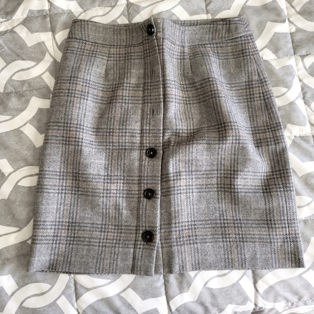 Brooks Brothers Wool Pencil Skirt